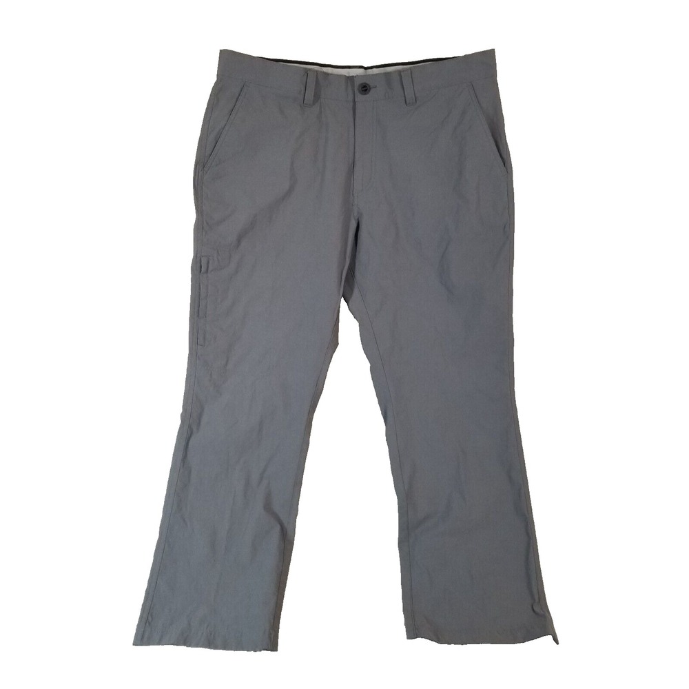 Orvis outdoor pants Chino khaki men's 40x30 nylon Flex stretch Dri-Fit Comfort